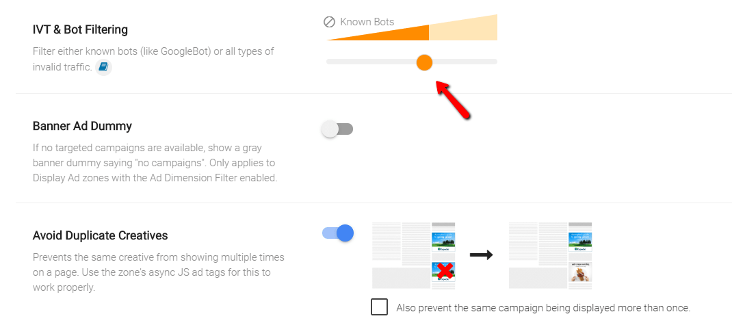 Bot Filtering in AdGlare